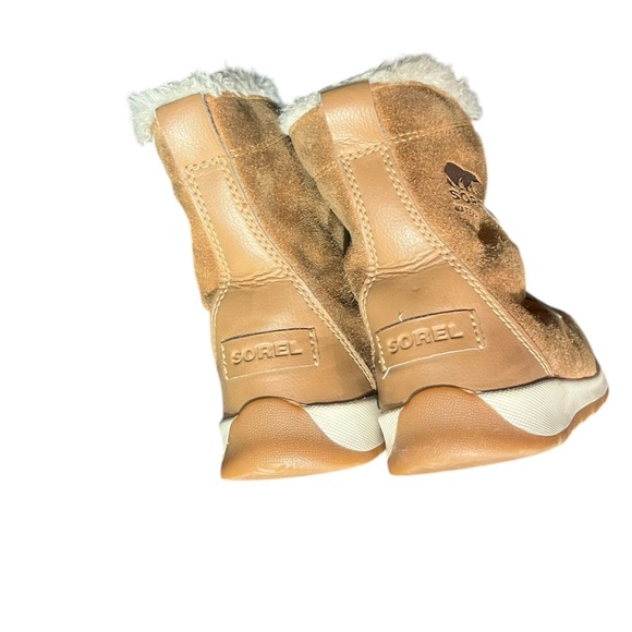 Sorel youth Whitney winter sneaker snow boot boy girl size 1 little kid faux fur - Picture 14 of 16